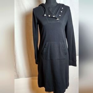 Lauren Active Ralph Lauren Black Hoodie Sweatshirt Dress